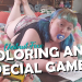 ddlg bbw babygirl submissive chestnut foxx colors and gets fucked by daddy dom