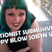 exhibitionist bbw submissive chestnut foxx gives sloppy blow job in vegas